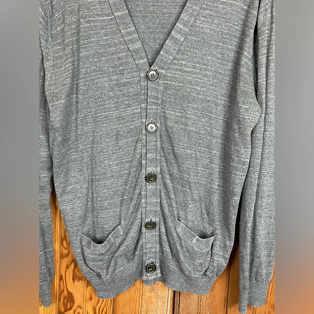 J. Crew Gray Cardigan Size XL, 100% Cotton